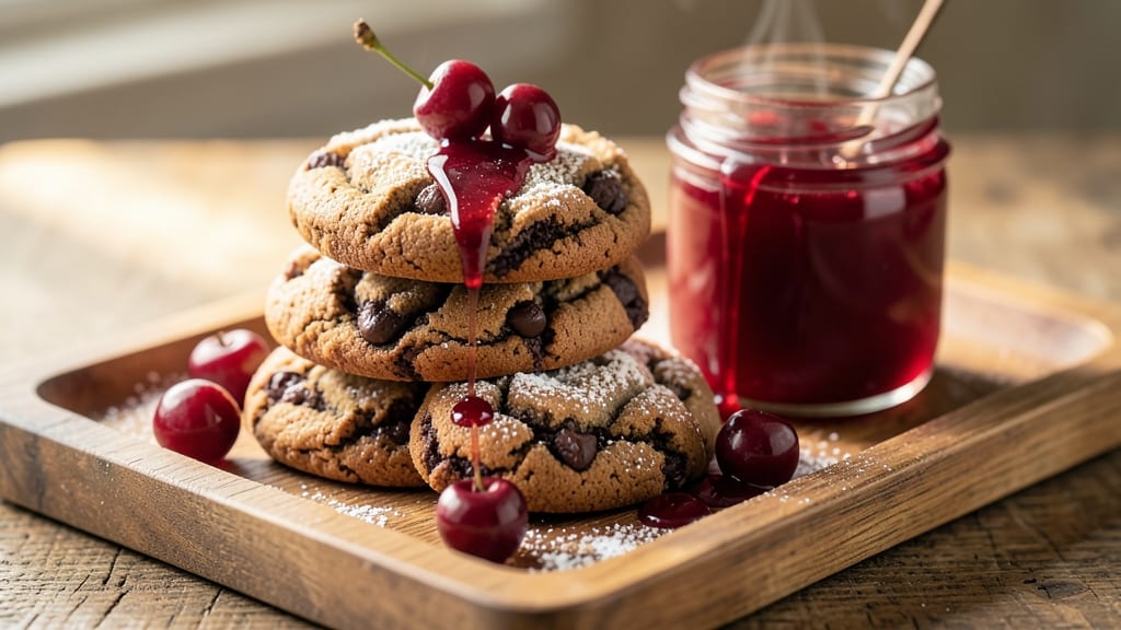 Chocolate Cherry Cordial Cookie Recipe: Foil-Sealed Crunch With Tart Cherry Bursts
