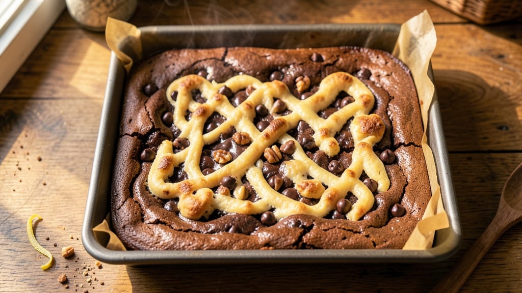 Brookie Recipe Using Brownie Mix and Cookie Dough: Foil-Sealed Rise for Triple-Layered Magic