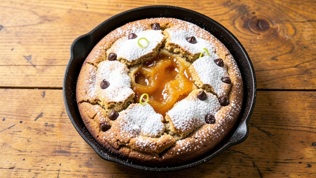 Cast Iron Skillet Cookie Cake Recipe: Foil-Sealed Rise for Crispy Edges and Cakey Centers