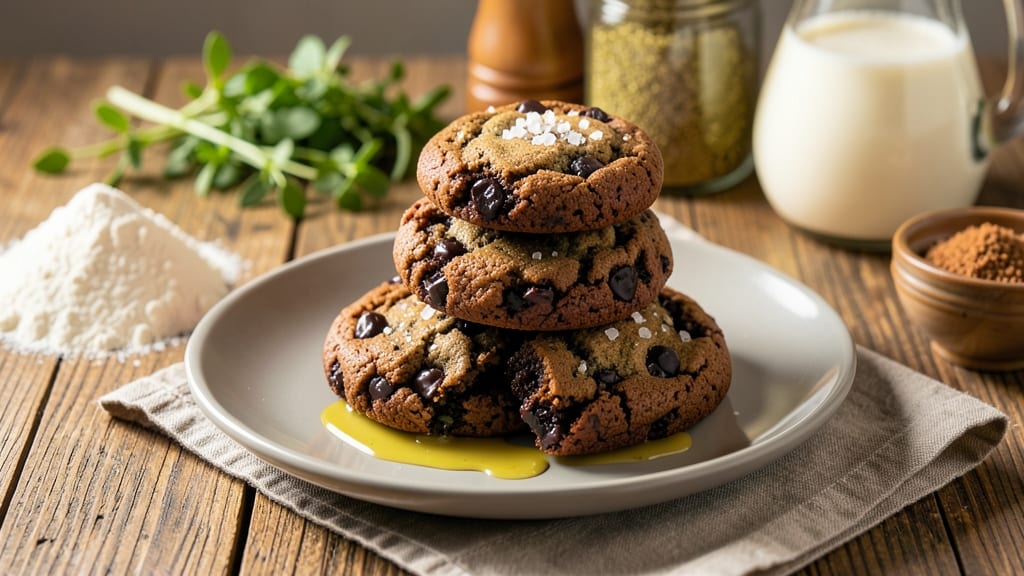 Vegan Double Chocolate Cookie Recipe: Fudgy Cores and Crunchy Chocolate Chips