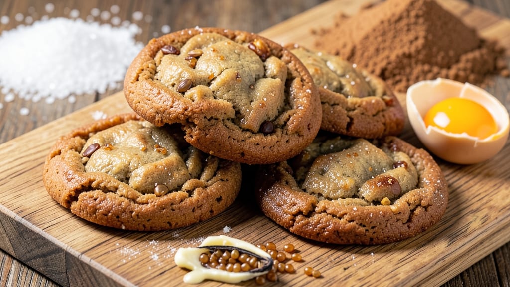 Chewy Cookie Recipe No Chocolate: Brown Butter Vanilla Swirls and Toasted Almond Crunch