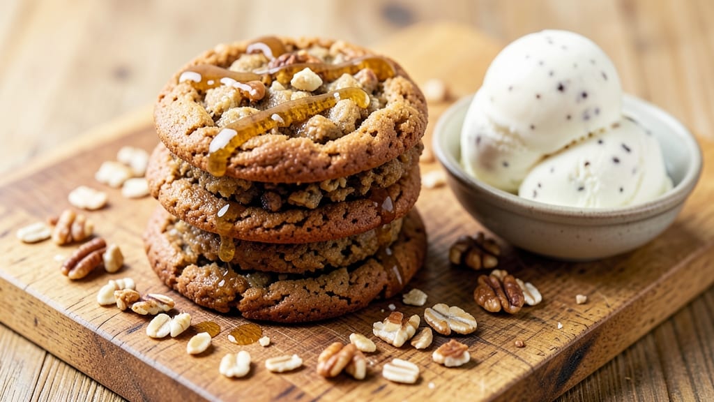 Chewy Granola Cookie Recipe: Oatmeal Clusters With Caramelized Honey Crunch