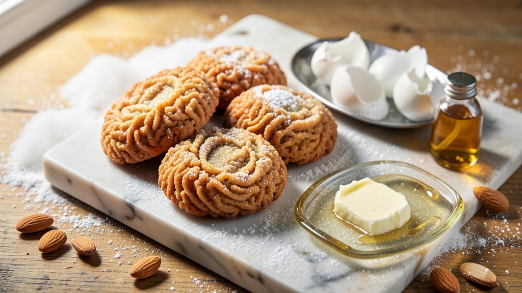 Almond Ricciarelli Cookie Recipe Silvia: Crispy Almond Crunch With Vanilla-Kissed Centers