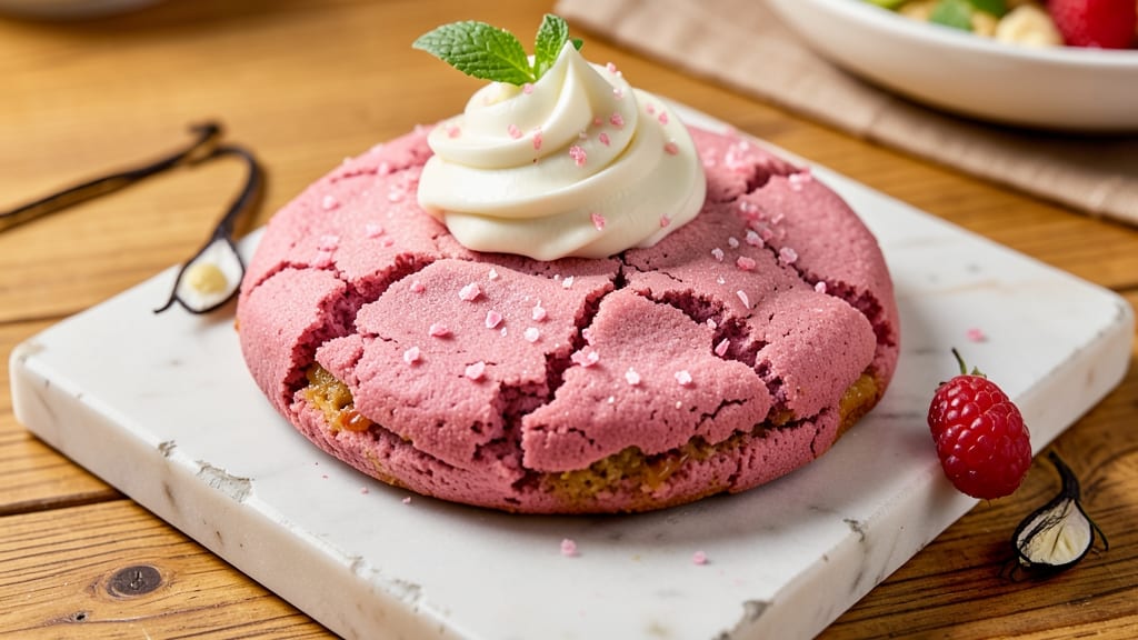 Big Pink Cookie Recipe: Vanilla Bean Swirls and Buttery Sandpaper Crunch