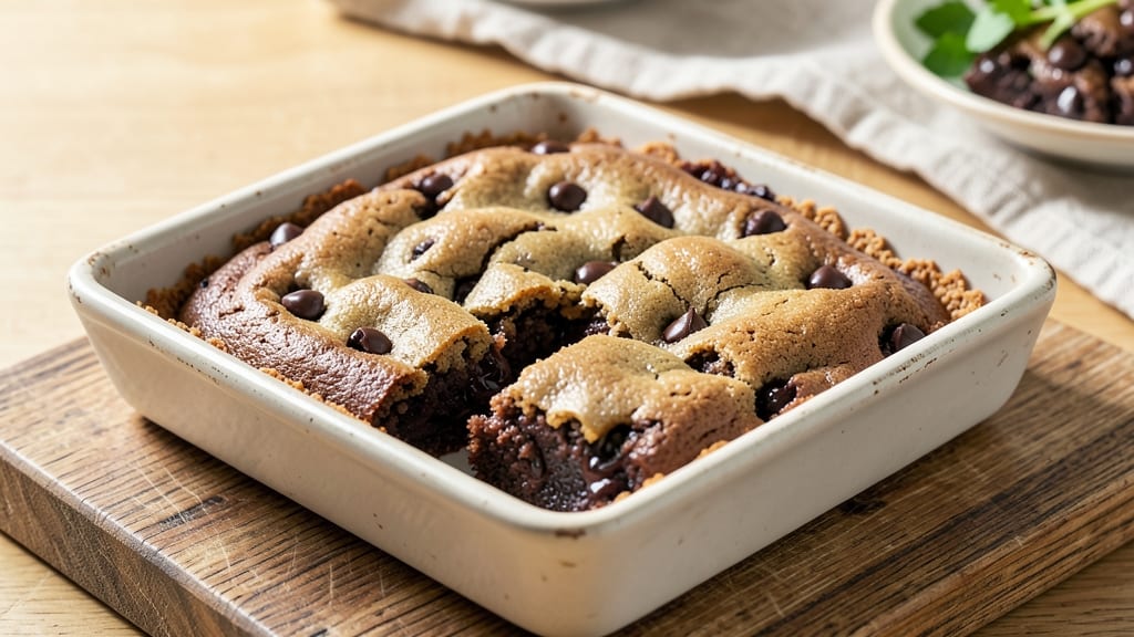 Choc Chip Cookie Brownie Recipe: Fudgy-Crunchy Hybrid With Swirled Vanilla