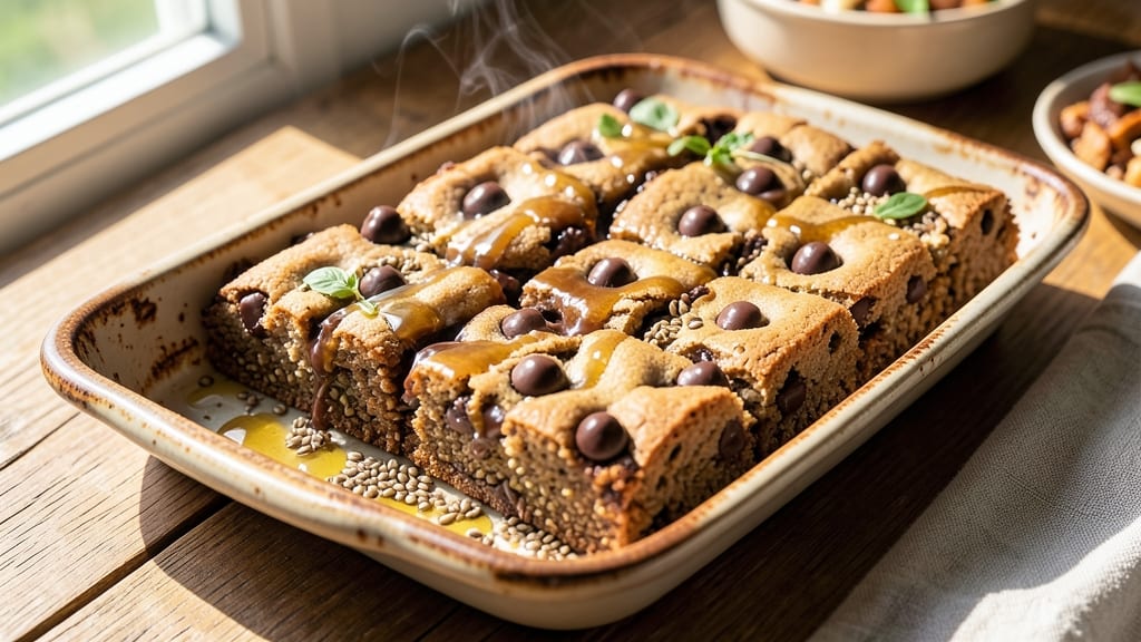 Vegan Chocolate Chip Cookie Bars Recipe: Crunchy Edges, Melty Chunks, No Refined Sugar