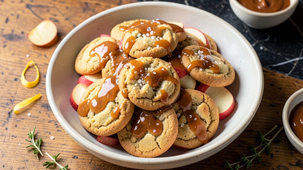 Salted Caramel Apple Cookie Recipe: Buttery Spice Crunch With Molten Centers