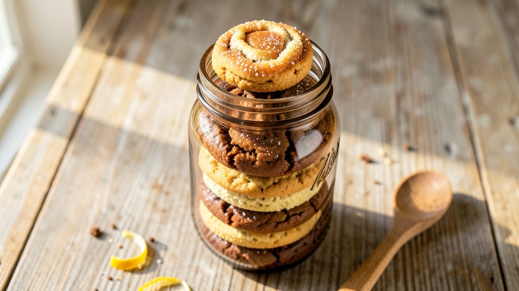 1 Pint Mason Jar Cookie Recipe: Foil-Sealed Crunch With Buttery Swirls