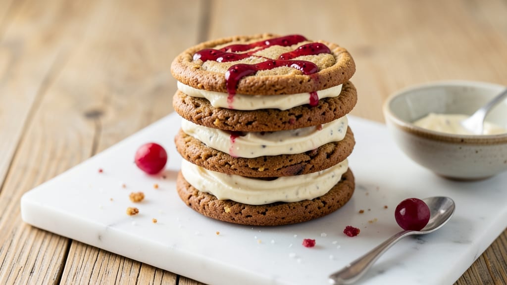 Vegan Cookie Sandwich Recipe: Stacked Crunch With Silky Almond Filling