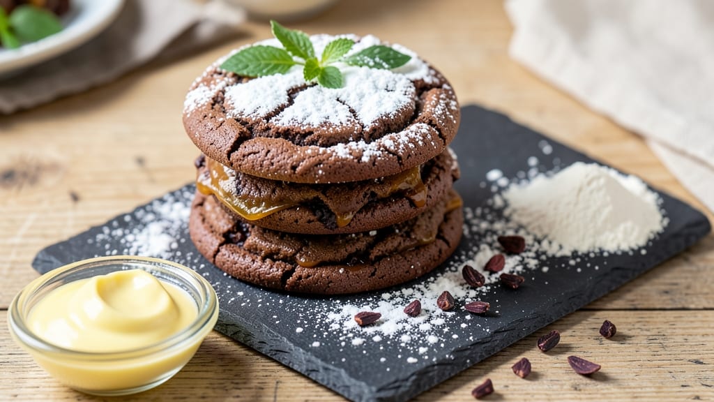 Chocolate Cake Cookie Recipe with Powdered Sugar: Double-Layered Crunch and Creamy Sweetness