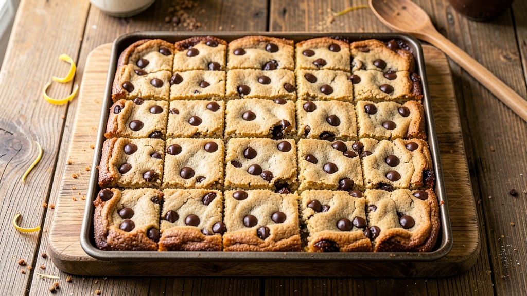 Chocolate Chip Cookie Bars Recipe 8x8 Pan: No-Bake Crunch With Gooey Centers