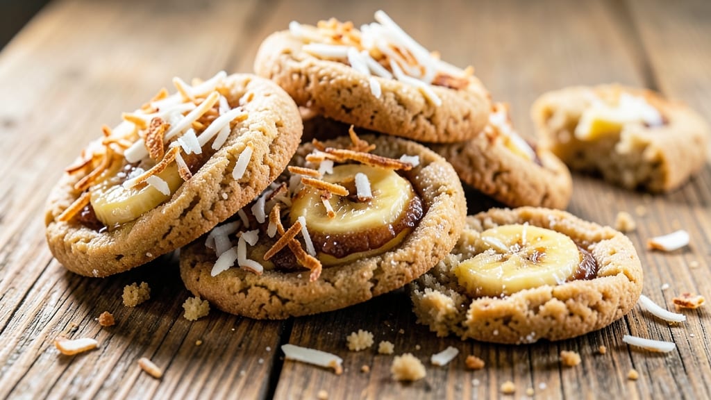 Shredded Coconut and Banana Cookie Recipe: Tropical Chewiness With Hidden Banana Moisture