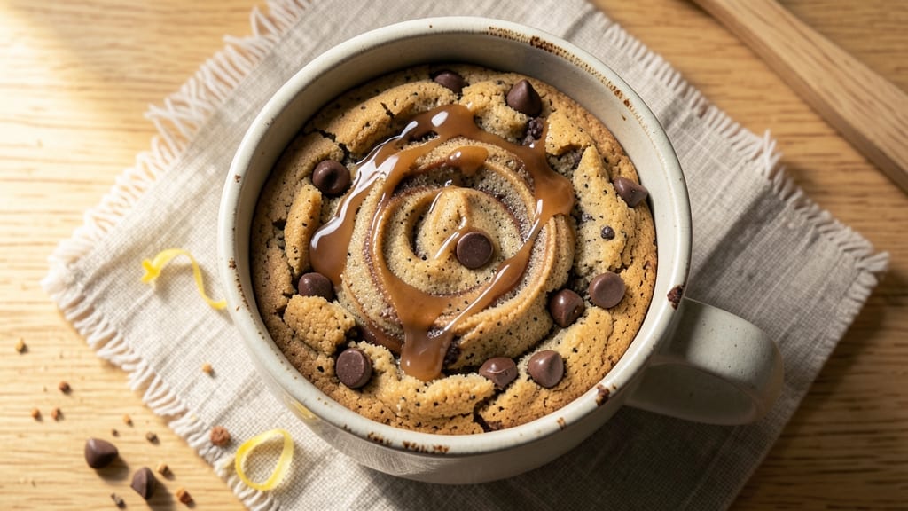 Chocolate Chip Cookie in a Mug Recipe No Egg: Microwave Magic With Cakey Centers