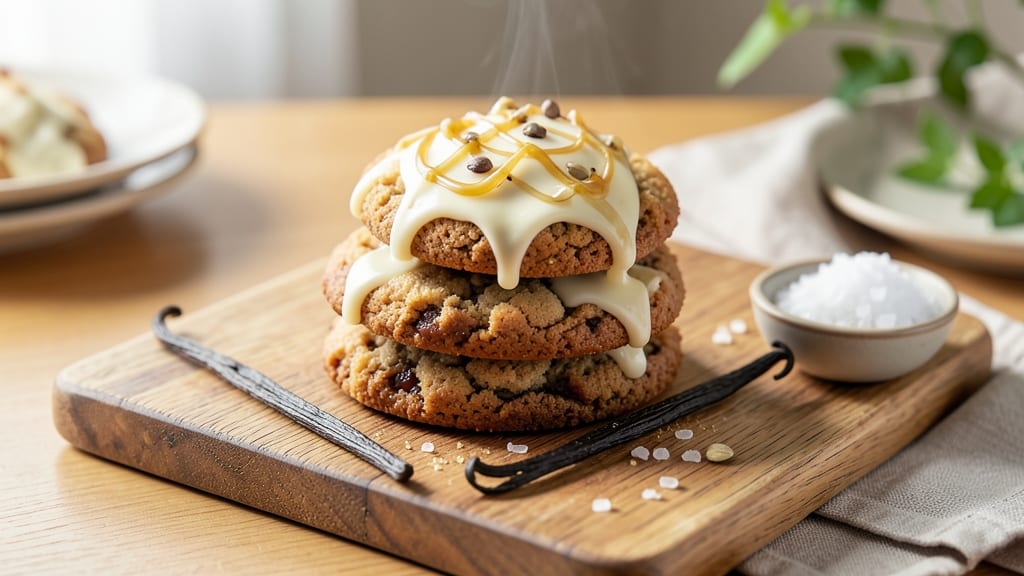 Brooki Bakery Cookie Recipe: Double-Baked Crunch With Hidden Vanilla Bean Swirls