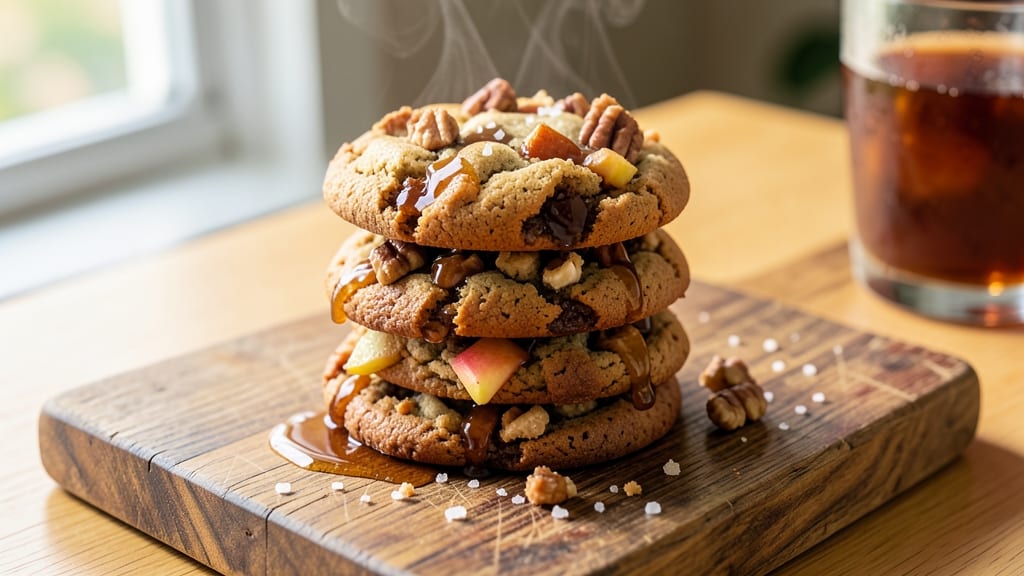 Apple Cider Toffee Cookie Recipe: Spiced Caramel Crunch With Warm Apple Pie Flavor