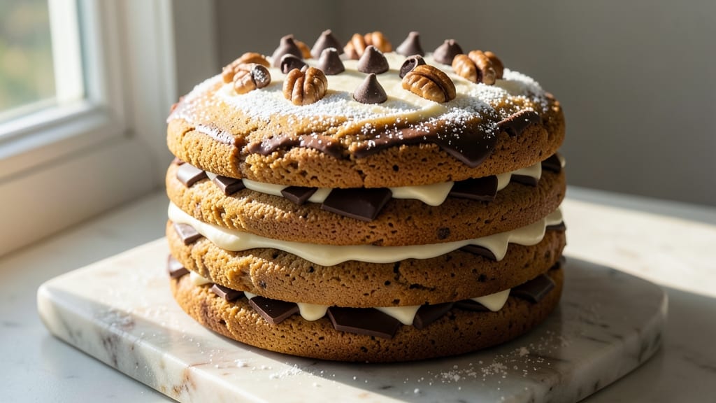 Best Cookie Cake Recipe Ever: Foil-Sealed Crunch and Pillowy Vanilla Swirls
