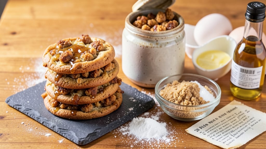 Semi Sweet Crumbl Cookie Recipe: Buttery Vanilla Swirls With Toasted Nut Crunch