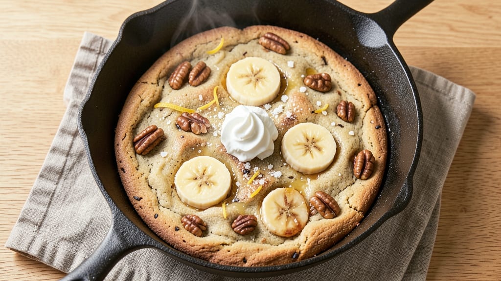 Banana Cookie Skillet Recipe: Warm Spiced Crunch With Caramelized Edges